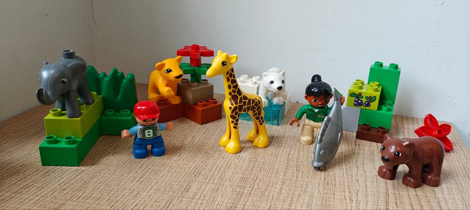 LEGO Duplo Baby Dierentuin 4962 + Verzorger 10576, Ophalen of Verzenden
