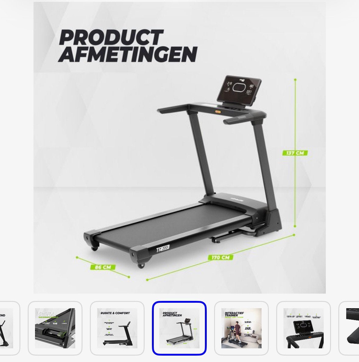 Bijna nieuwe loopband Virtufit, Ophalen, Zo goed als nieuw, Overige typen