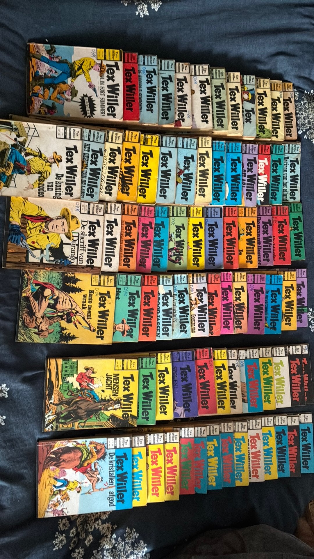 Grote partij 70x Tex Willer stripboeken – Jaren 70 Classics ...