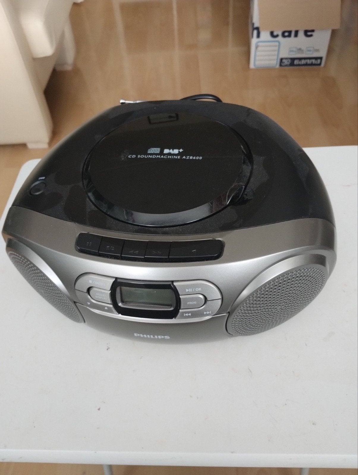 Philips CD Soundmachine AZB600 DAB+ Radio CD-speler, Ophalen, Gebruikt, Philips, Draagbaar