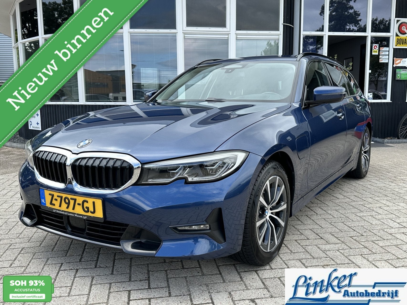 BMW 3-serie Touring 330e / SoH 93% HARMAN KARDON TREKH CAMER, 1998 cc, Achterwielaandrijving, Gebruikt, 4 cilinders
