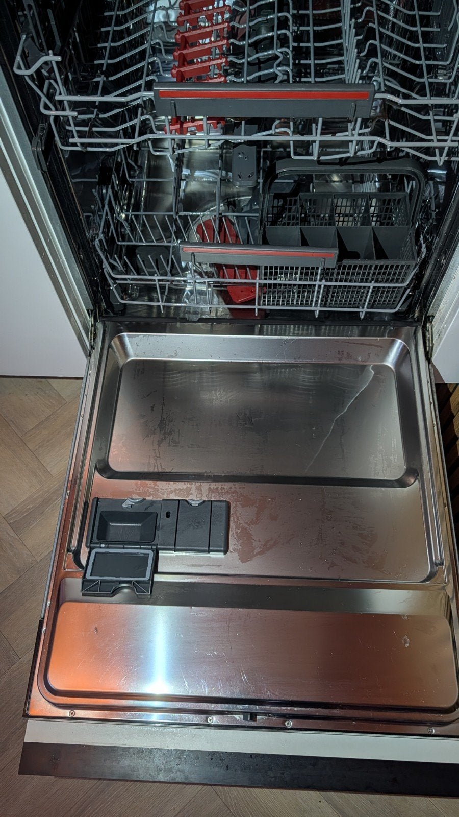 AEG Inbouw Vaatwasser FD595V - gebruikt - werkt goed, Witgoed en Apparatuur, Ophalen, Gebruikt, Inbouw, 45 tot 60 cm