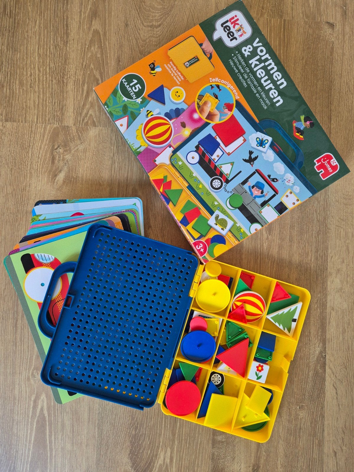 Ik leer vormen & kleuren - Jumbo educatief speelgoed, Ophalen of Verzenden, Zo goed als nieuw, Bouwen
