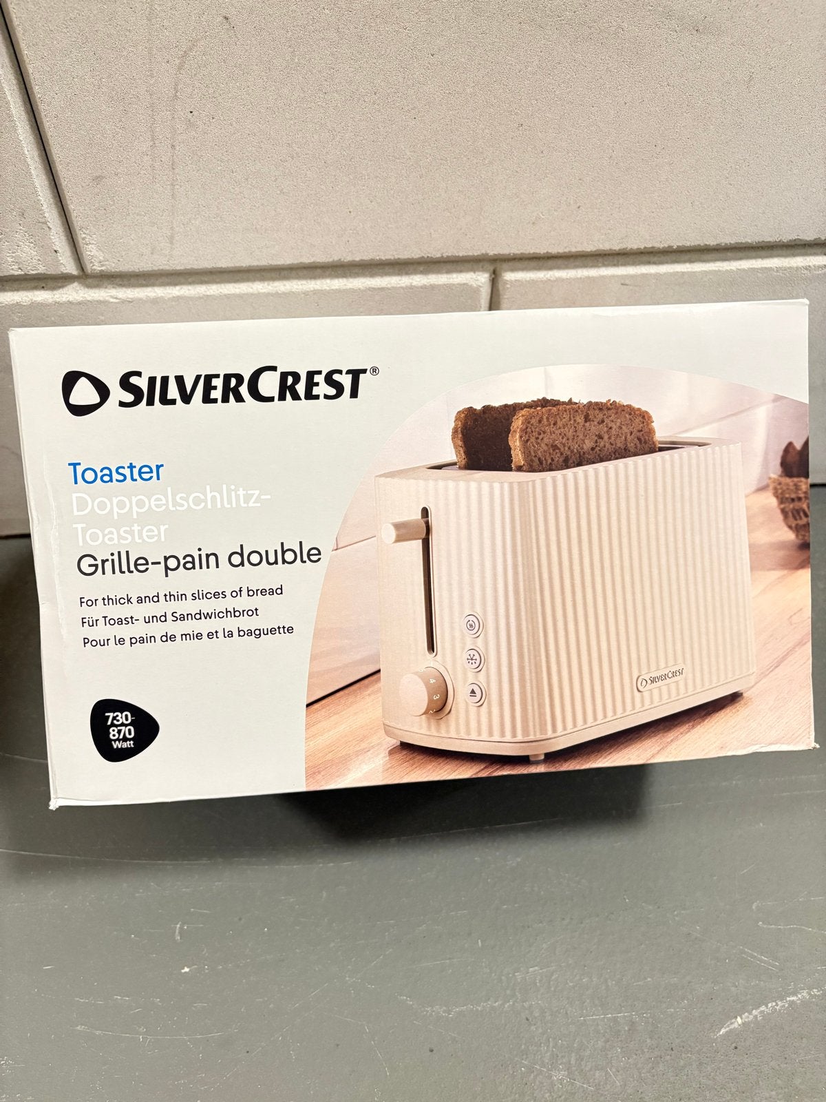 SilverCrest Toaster - Dubbele Sleuf - Nieuw in Doos, Ophalen of Verzenden, Nieuw