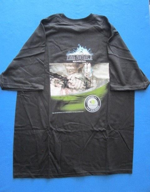 Game T-Shirt ~ Final Fantasy XI of Metal Gear Solid, Ophalen of Verzenden, Maat 56/58 (XL), Zwart