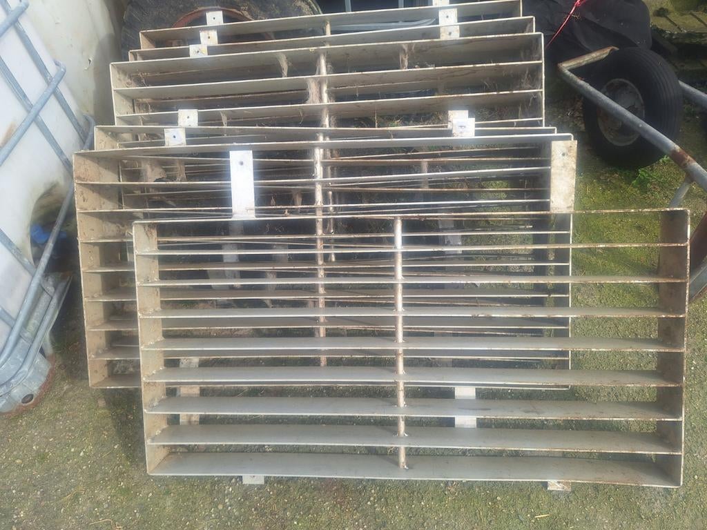 Aluminium deurrooster - Ventilatie en design, Gebruikt, Minder dan 80 cm, Overige typen, Minder dan 200 cm