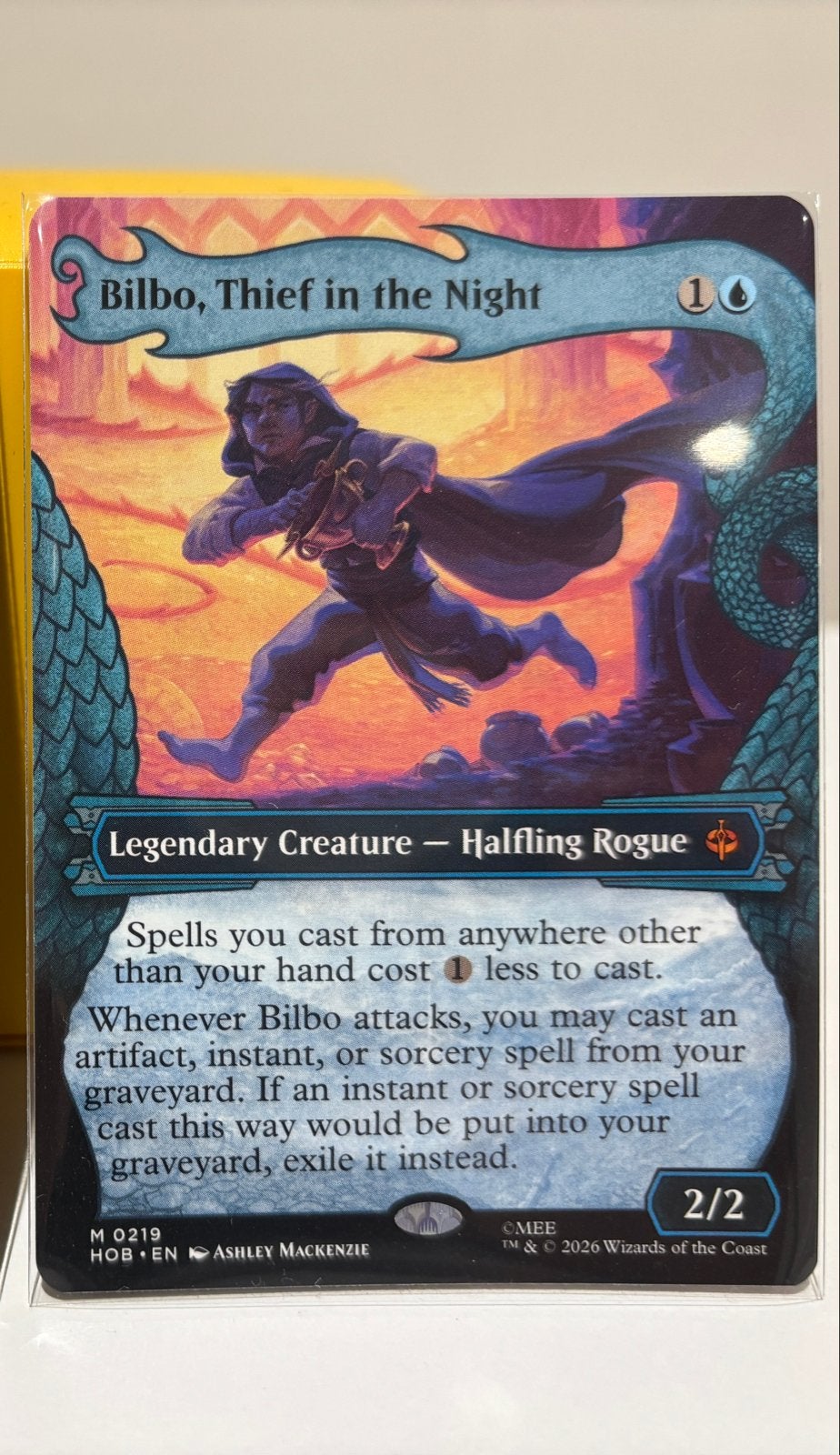 Magic: The Gathering - Bilbo, Thief in the Night, Ophalen of Verzenden, Zo goed als nieuw, Losse kaart