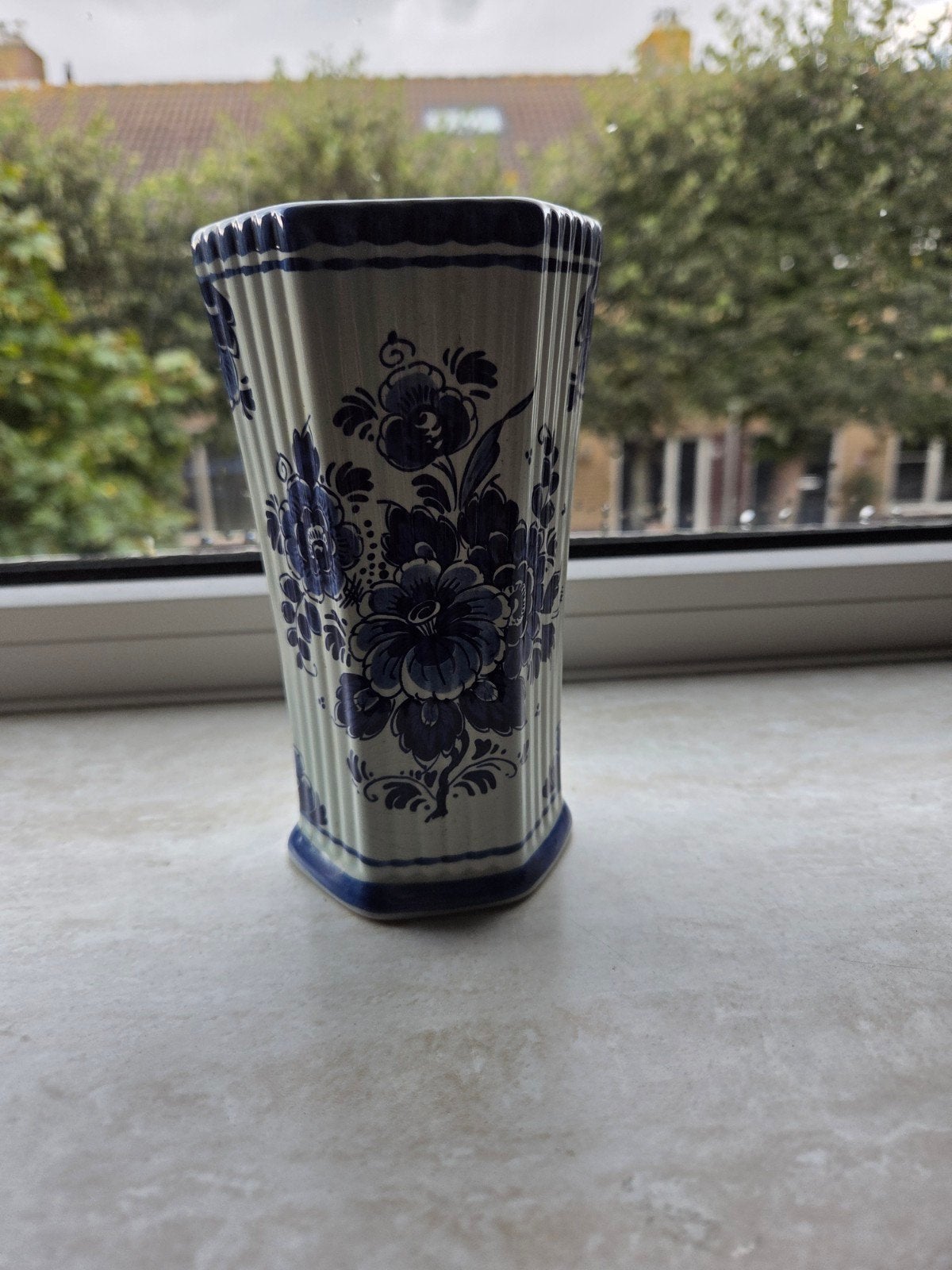 Delfts Blauw Vaasje - Handwerk Holland, Antiek en Kunst, Ophalen