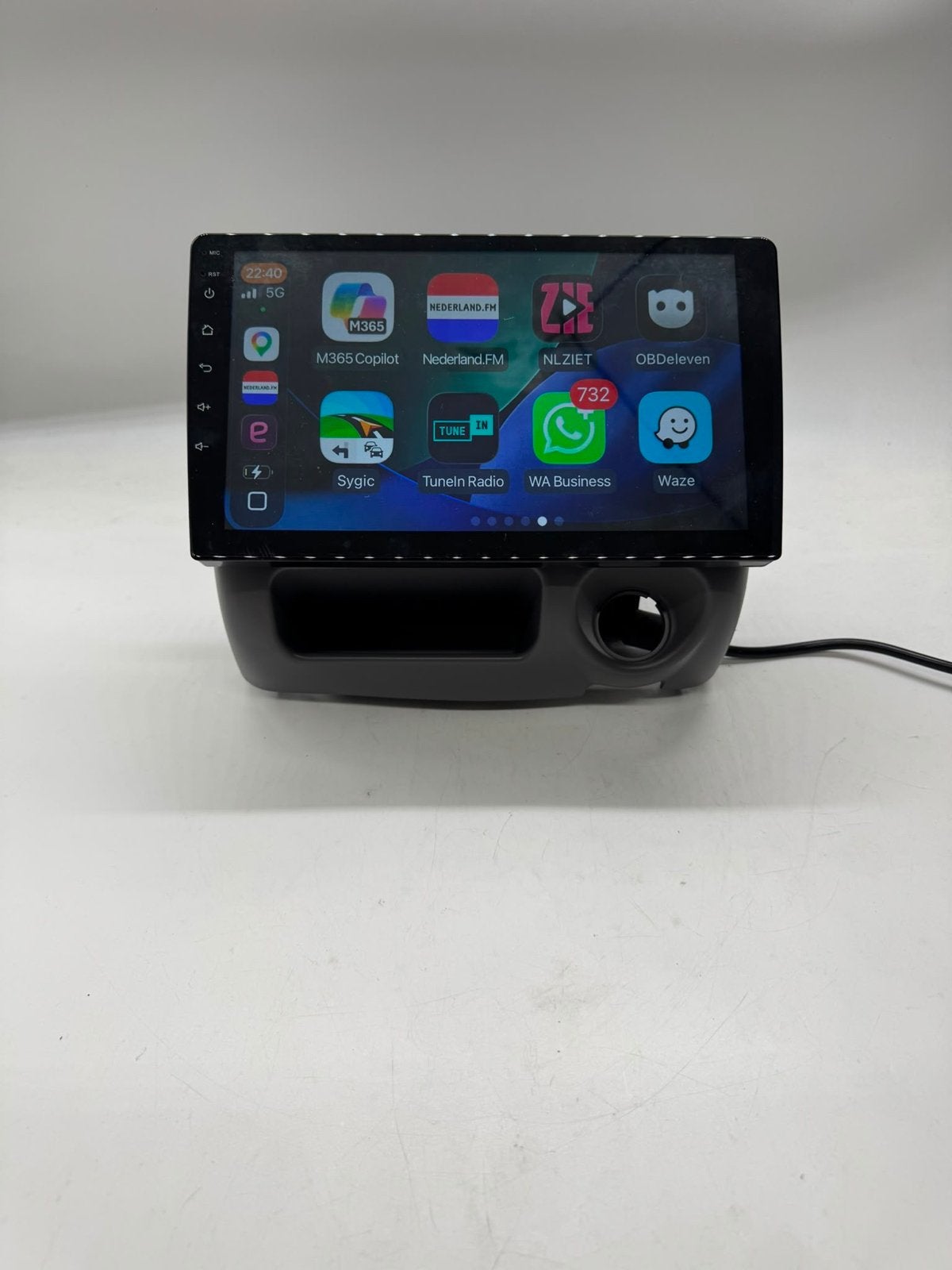Toyota Vitz Yaris Android Radio CarPlay Android Auto 9 Inch, Ophalen of Verzenden, Zo goed als nieuw