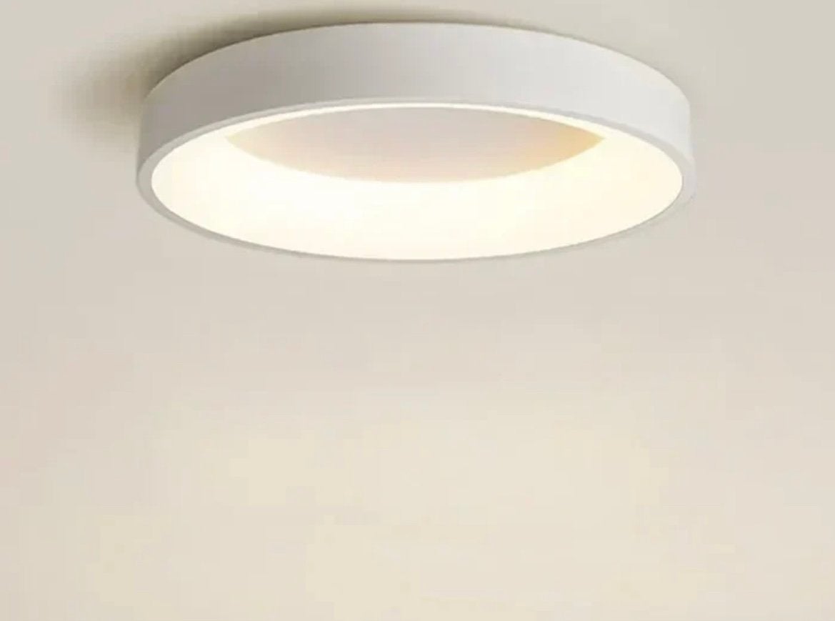 SCANDINAVISCHE RONDE LED-PLAFONDLAMPEN - NORDICGLOW, Ophalen of Verzenden, Nieuw, Metaal, Scandinavisch minimalistisch
