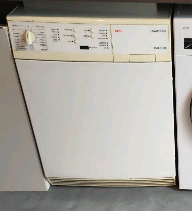 AEG wasdroger, Witgoed en Apparatuur, Wasmachines, Ophalen, Gebruikt, Wolwasprogramma, Voorlader