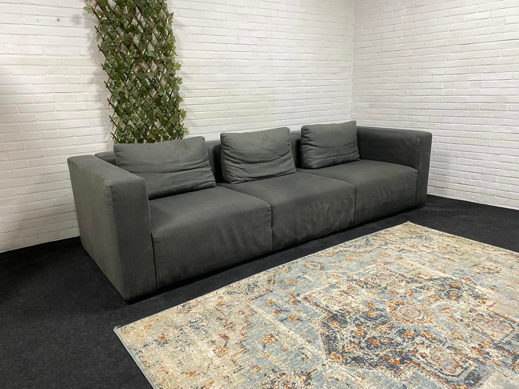 Minotti Braque 3,5 zits - Gereinigd - Gratis Levering, Ophalen of Verzenden, Zo goed als nieuw, 75 tot 100 cm, Vierpersoons of meer