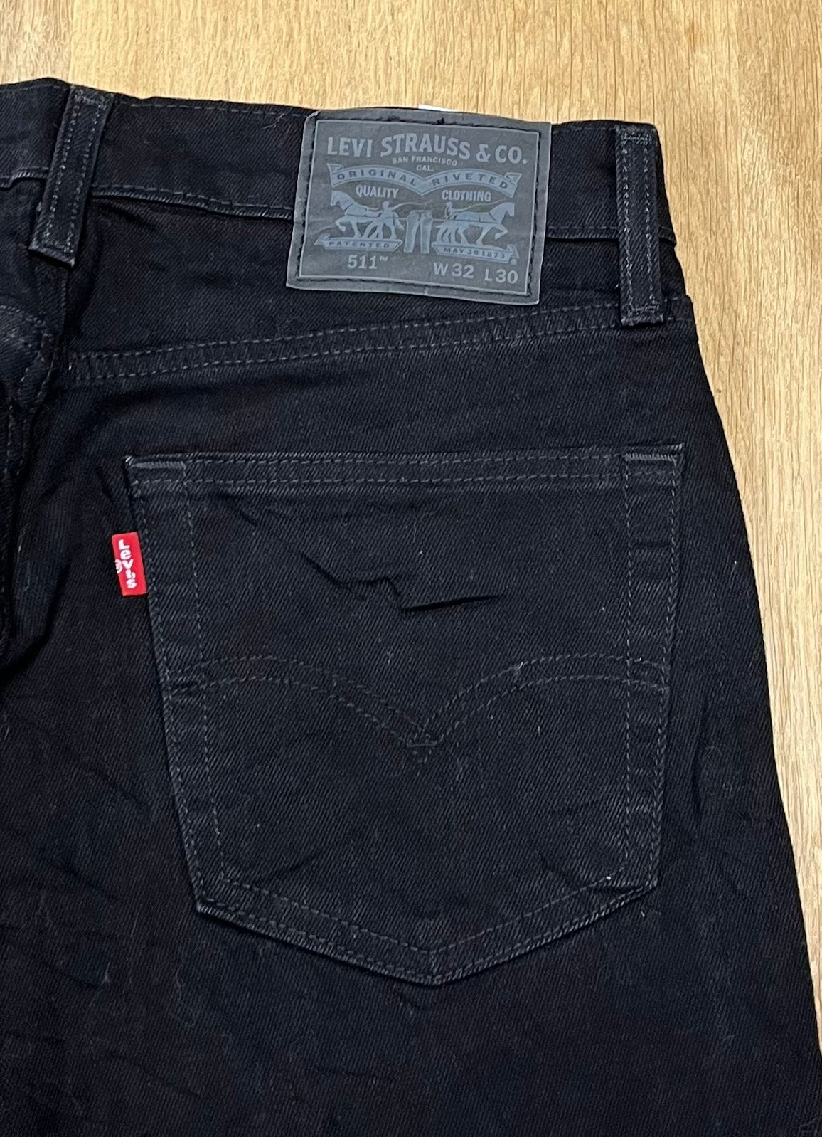 Levi’s 511 slim fit spijkerbroek zwart - Maat W32 L30, Ophalen of Verzenden, Zo goed als nieuw, Zwart, W32 (confectie 46) of kleiner