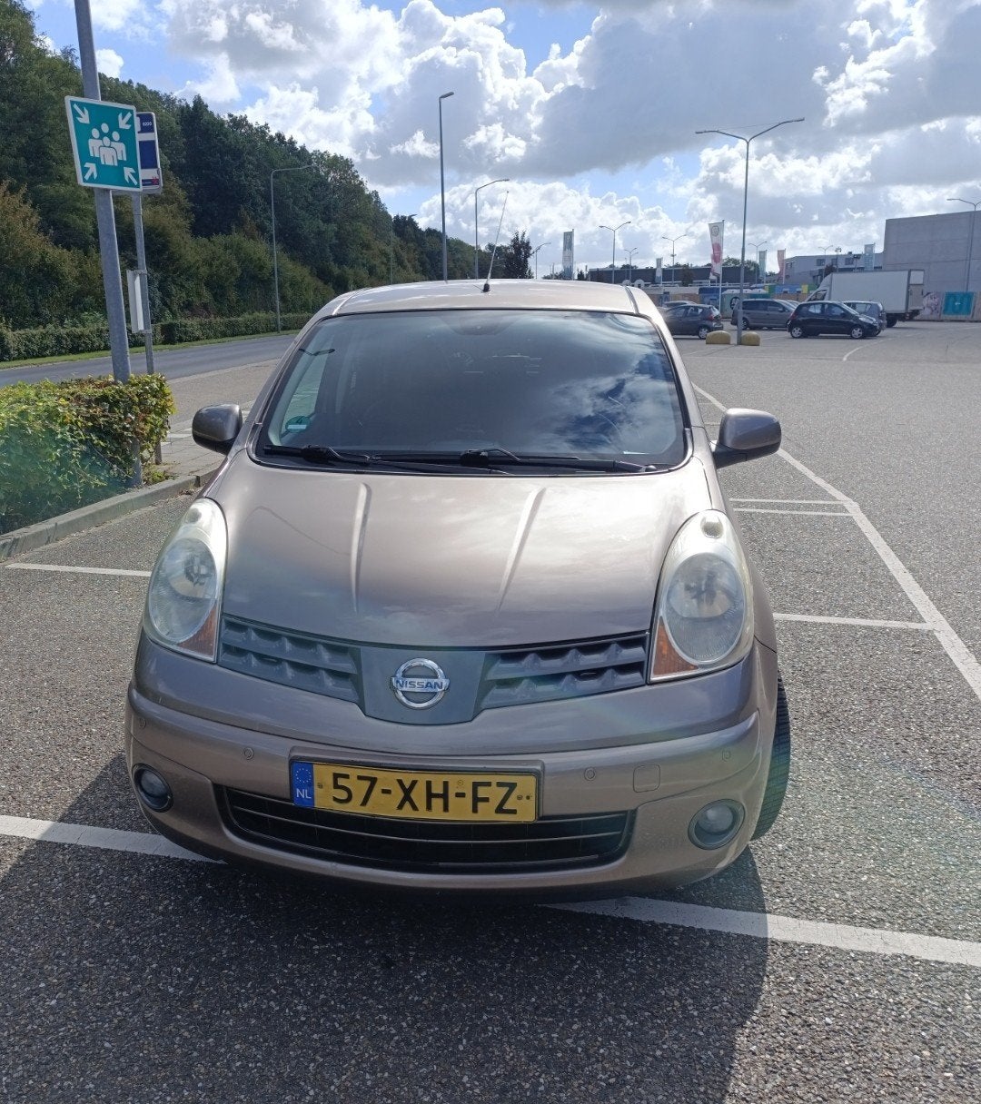 Nissan Note 1.6 16V AUT 2007 Bruin, Auto's, Euro 5, 750 kg, 4 cilinders, Bruin