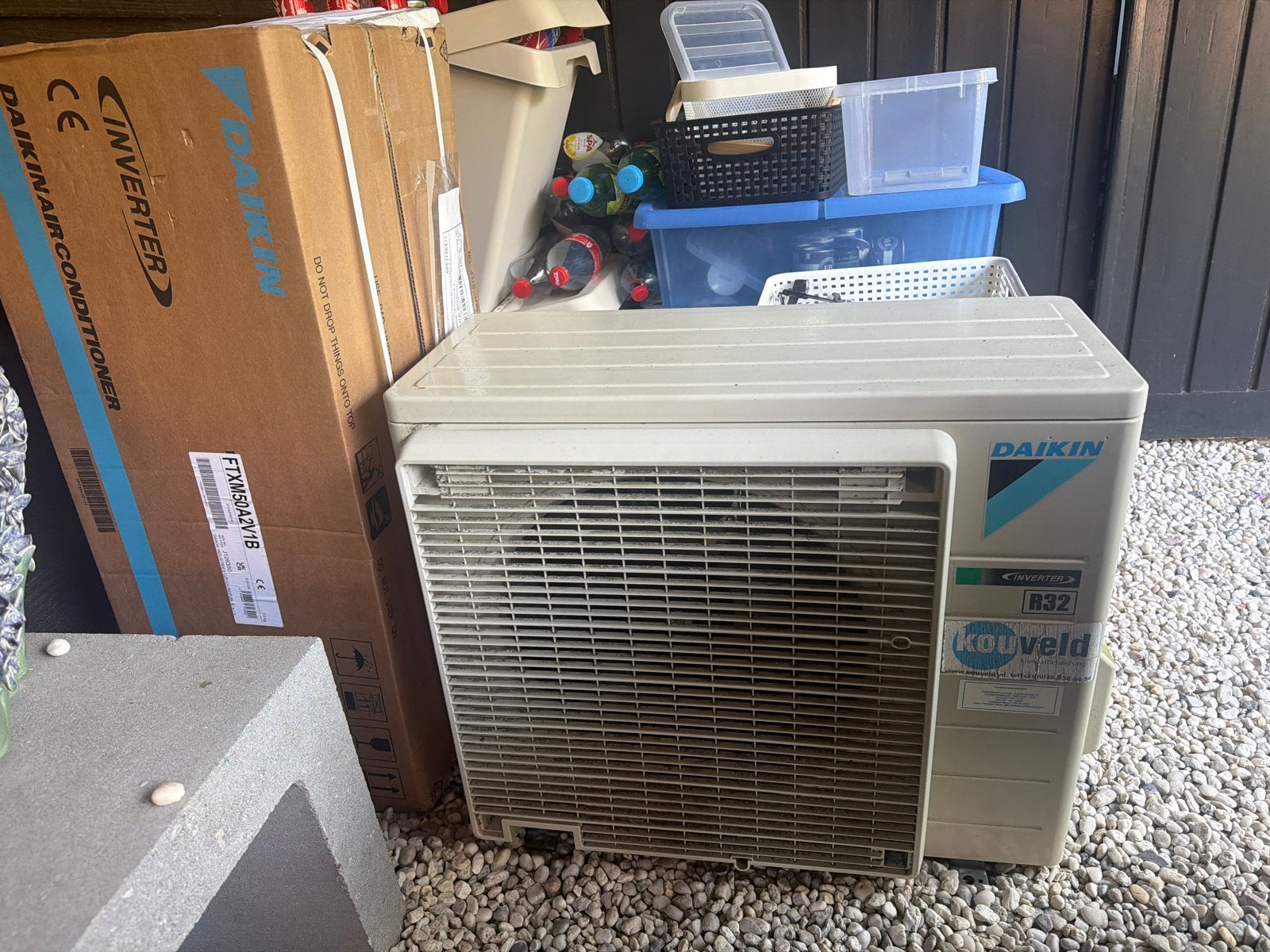 Daikin Inverter Airconditioner (Buiten en binnenunit), Ophalen, Gebruikt, 3 snelheden of meer, Energieklasse A of zuiniger