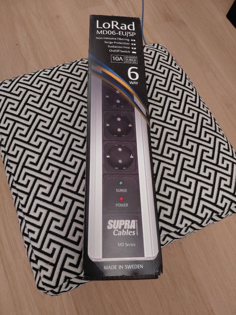 Audio stekkerblok Supra Cables LoRad MD06-EU/SP MK3, Ophalen of Verzenden, Zo goed als nieuw, Minder dan 2 meter, Overige kabels