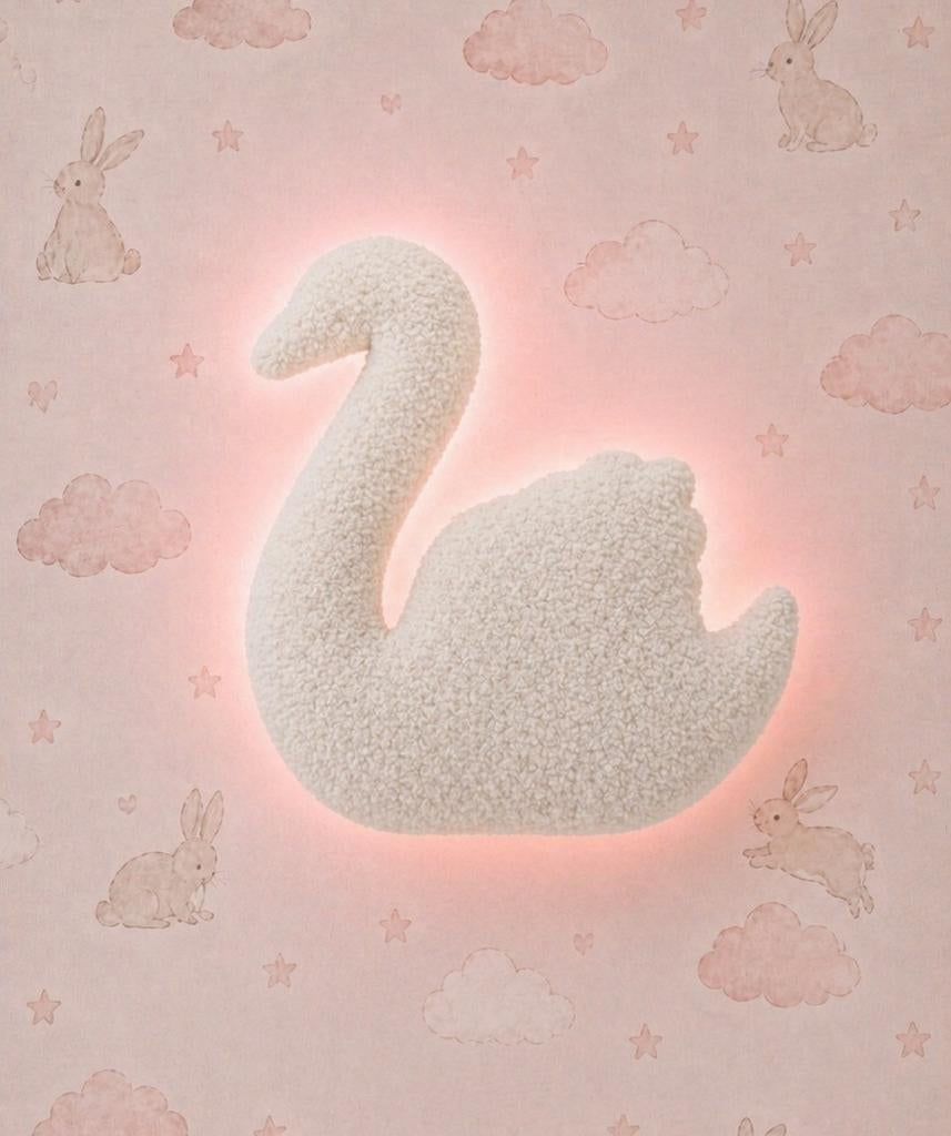 Dreamlight/ wandlamp zwaan baby- of kinderkamer, Ophalen of Verzenden, Lamp