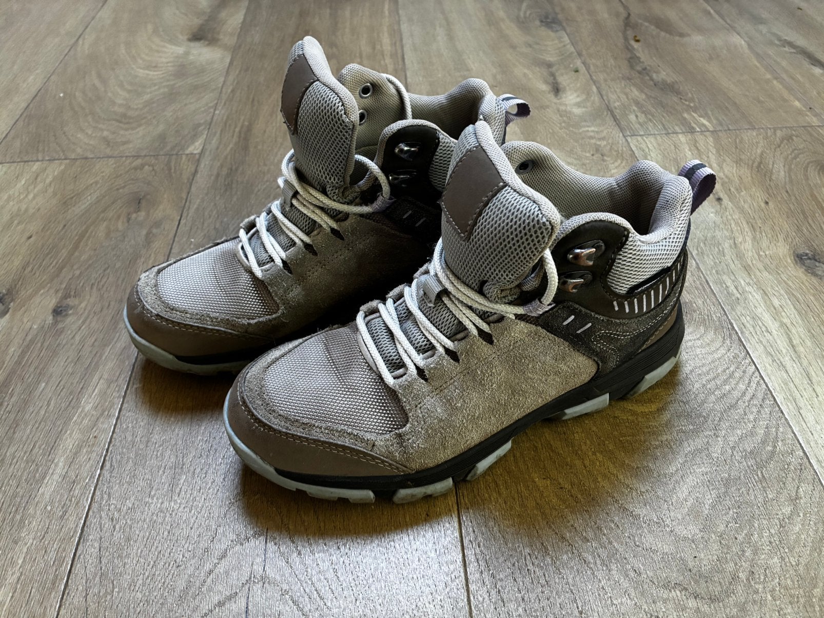 Zgan leren wandelschoenen (bergschoenen) maat 37, Ophalen of Verzenden, Zo goed als nieuw, Schoenen