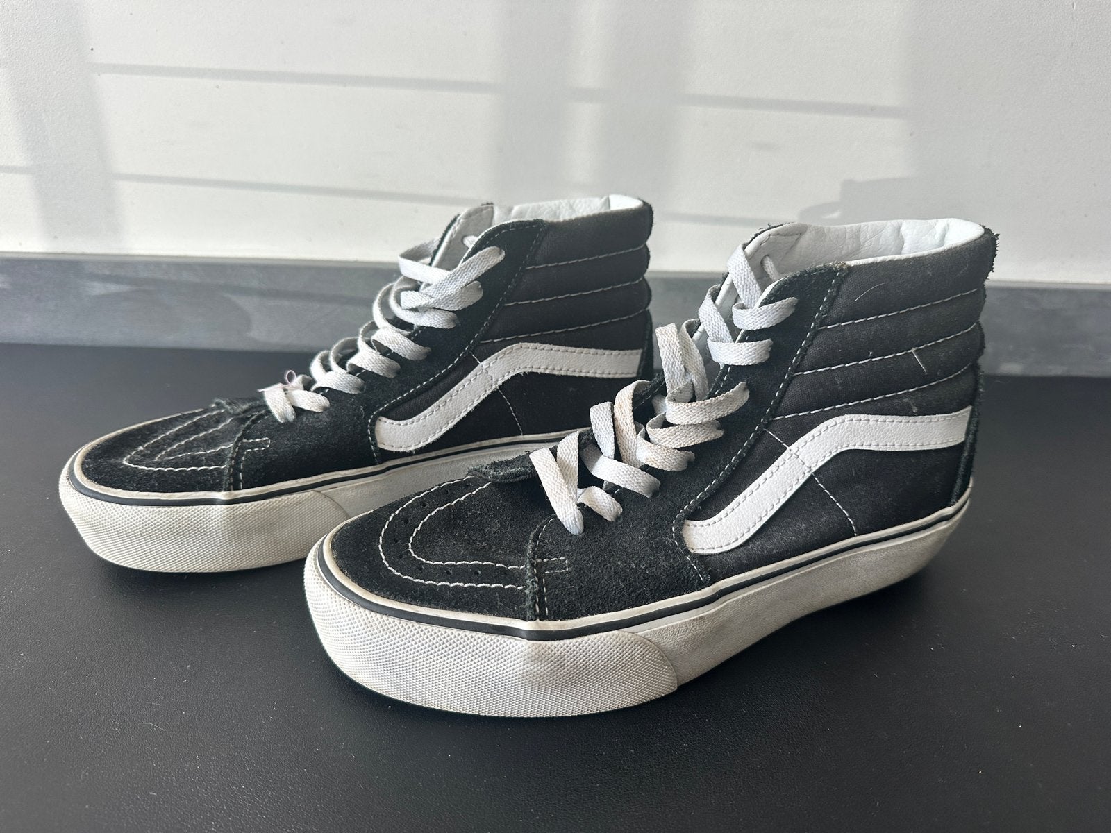 Vans Sk8-Hi Sneakers Zwart Maat 40, Ophalen of Verzenden, Gedragen, Zwart, Sneakers of Gympen