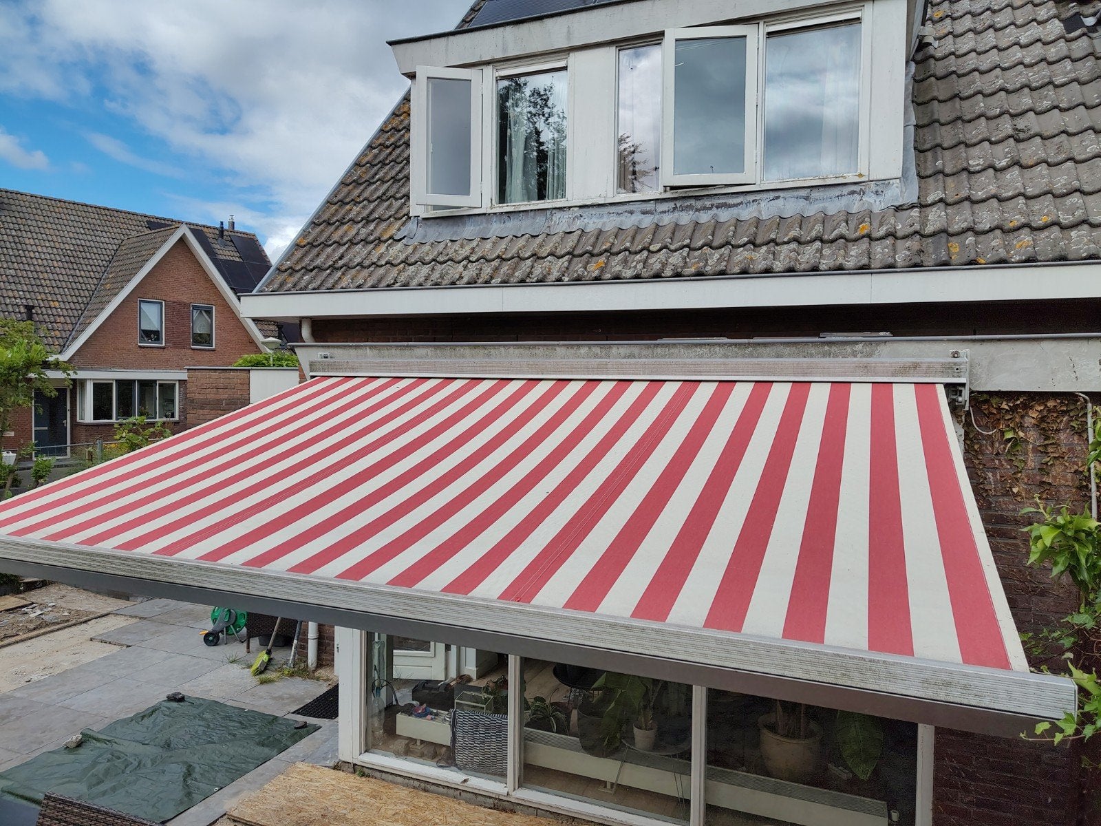 electrische luifel / zonnescherm, Tuin en Terras, Zonneschermen, Ophalen, Gebruikt, Elektrisch, 150 tot 300 cm