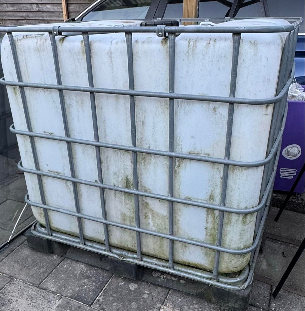 IBC Watertank 1000L - Gebruikt, Ophalen of Verzenden, Gebruikt