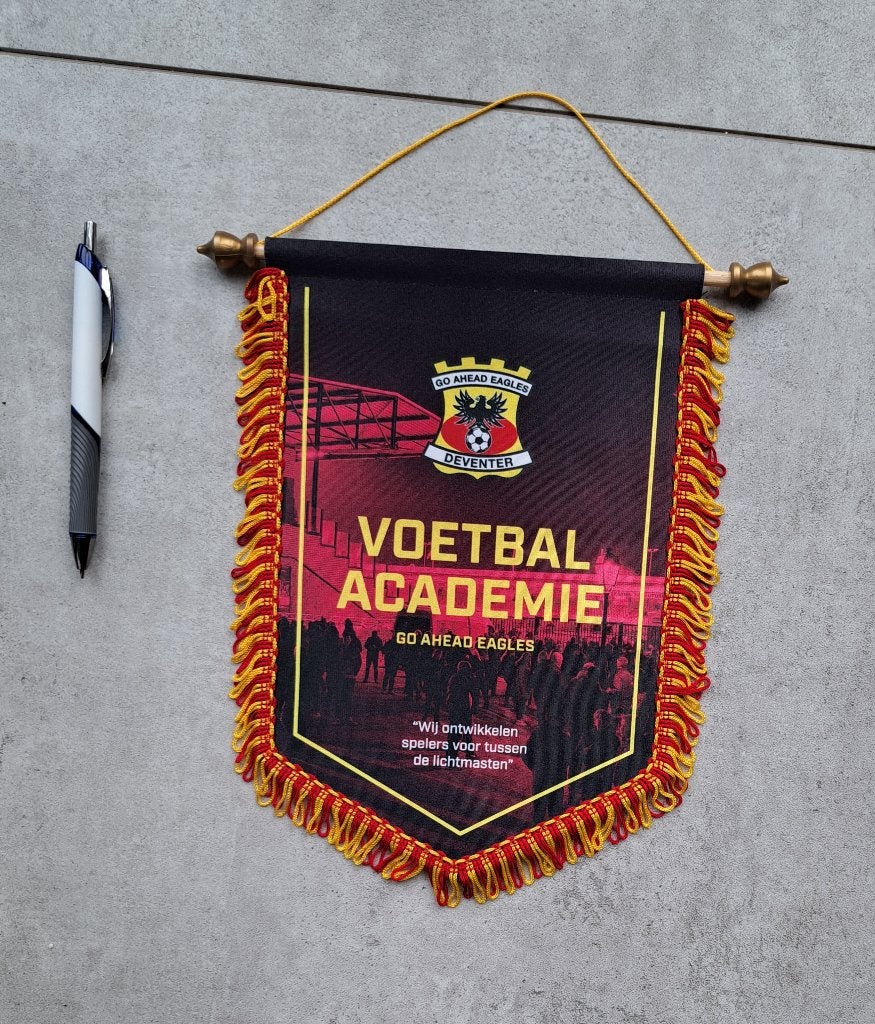 vaantje Go Ahead Eagles, Ophalen of Verzenden, Zo goed als nieuw, Overige binnenlandse clubs, Vaantje of Sjaal
