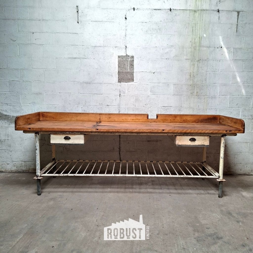 Bakkerstafel | keukeneiland | werktafel | industriële tafel, Ophalen of Verzenden