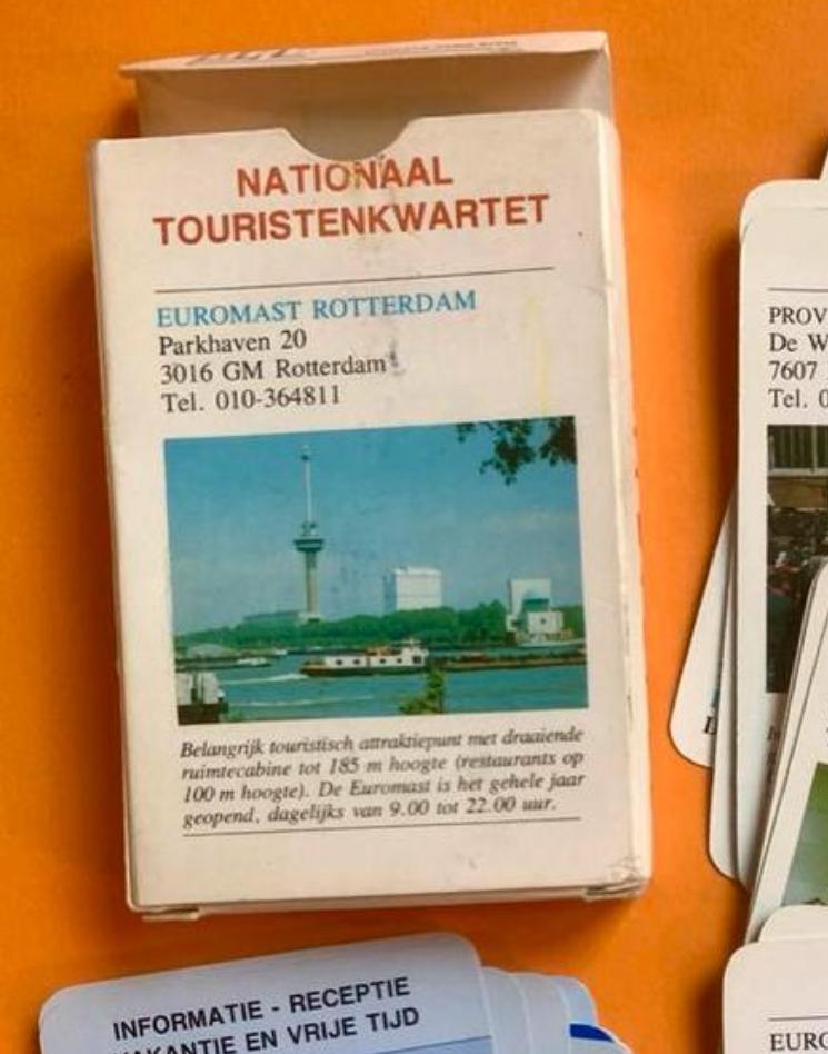 Nationaal Touristenkwartet - Vintage kwartetspel touristen, Verzamelen, Speelkaarten, Jokers en Kwartetten, Ophalen of Verzenden