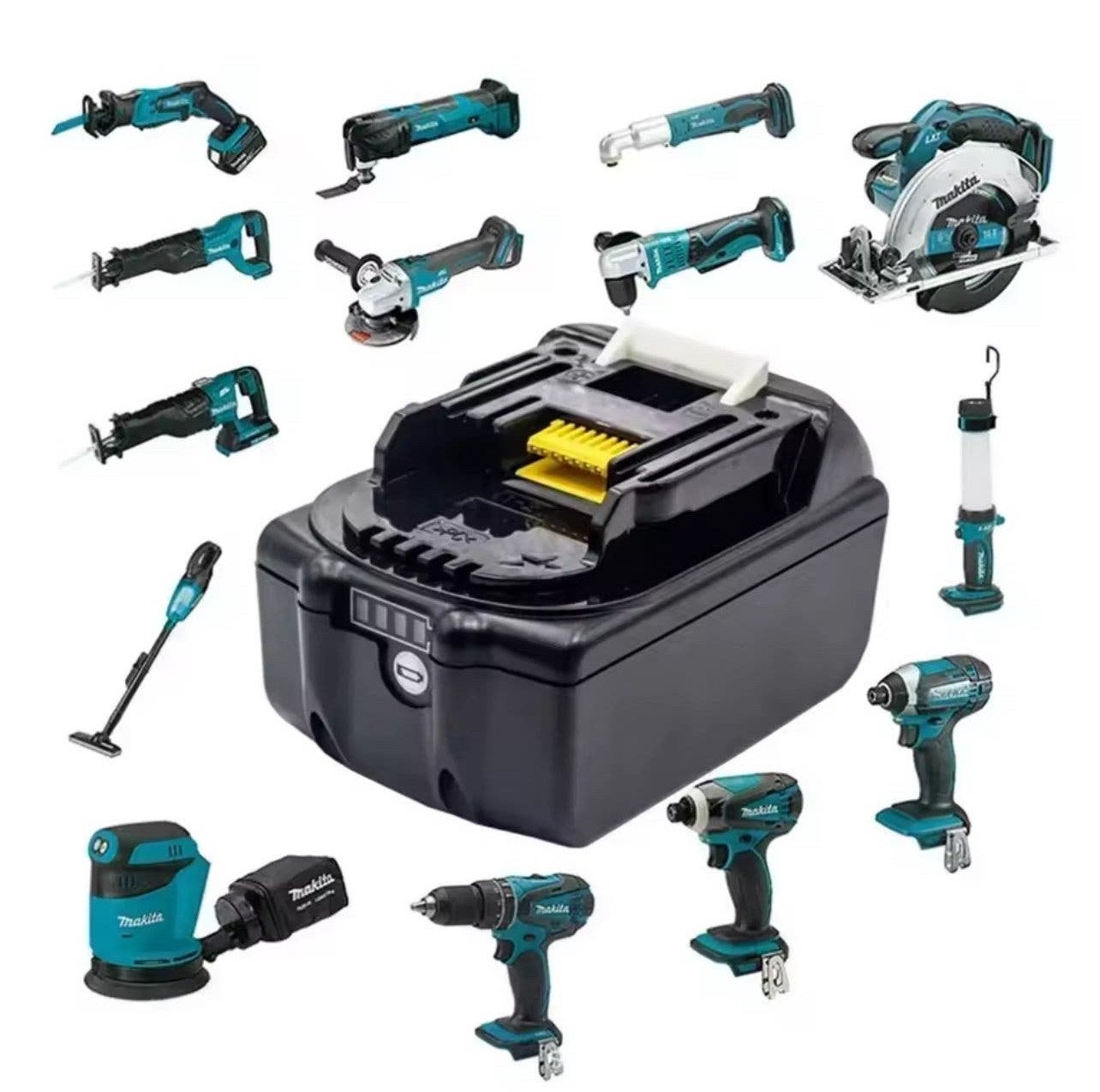Makita 18V 9.0Ah Li-ion Accu BL1890 LTX, Ophalen of Verzenden, Zo goed als nieuw, Boor- en Schroefmachine