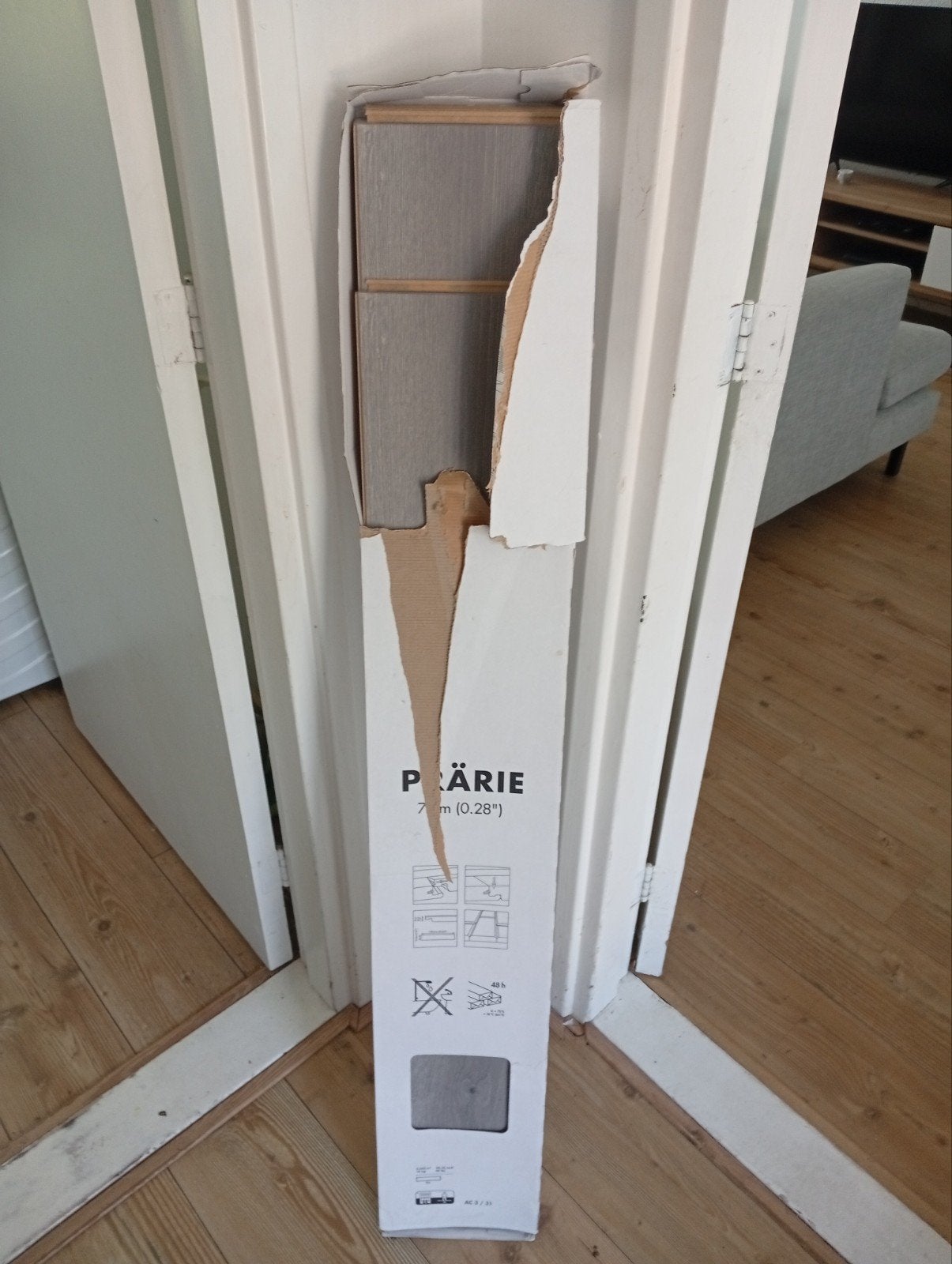 Nieuw IKEA PRÄRIE Laminaat - 6 planken, Ophalen, 50 tot 150 cm, Nieuw, 10 tot 30 cm