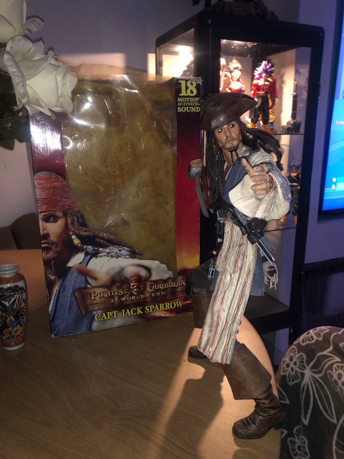 Pirates of the Caribbean Jack Sparrow NECA 47 cm, Ophalen of Verzenden, Zo goed als nieuw