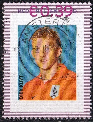Dirk Kuyt (kaderzegel) - gebruikt – NVPH 2420, Ophalen of Verzenden, Na 1940, Gestempeld