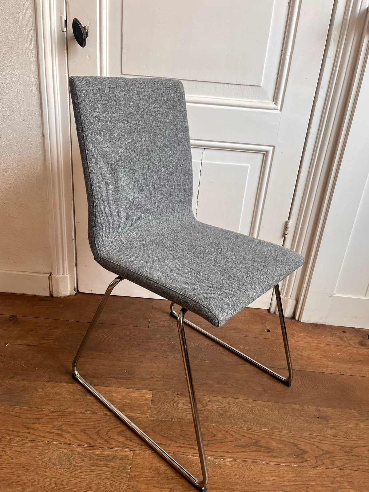 IKEA LILLÅNÄS stoel grijs, Ophalen, Gebruikt, Metaal, Eén