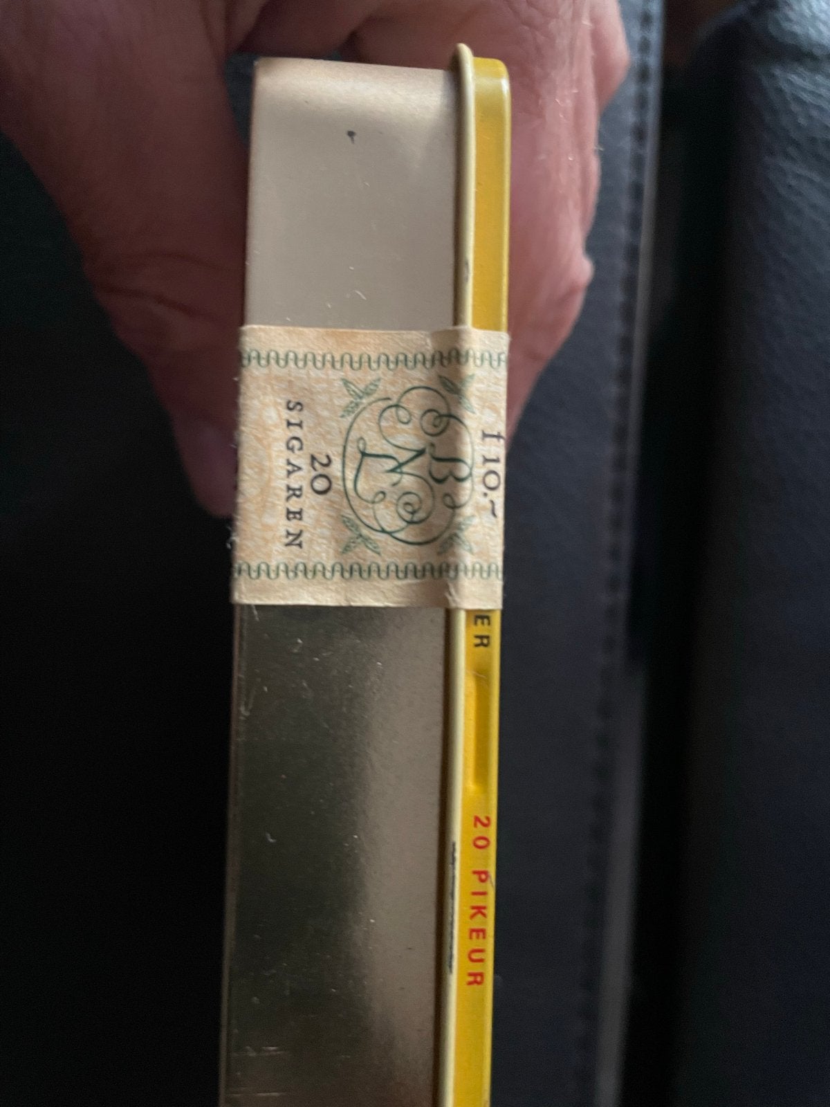 Vintage Ritmeester en Panter sigarenblikjes met inhoud, Verzamelen, Ophalen of Verzenden, Nieuw, Overige, Overige merken