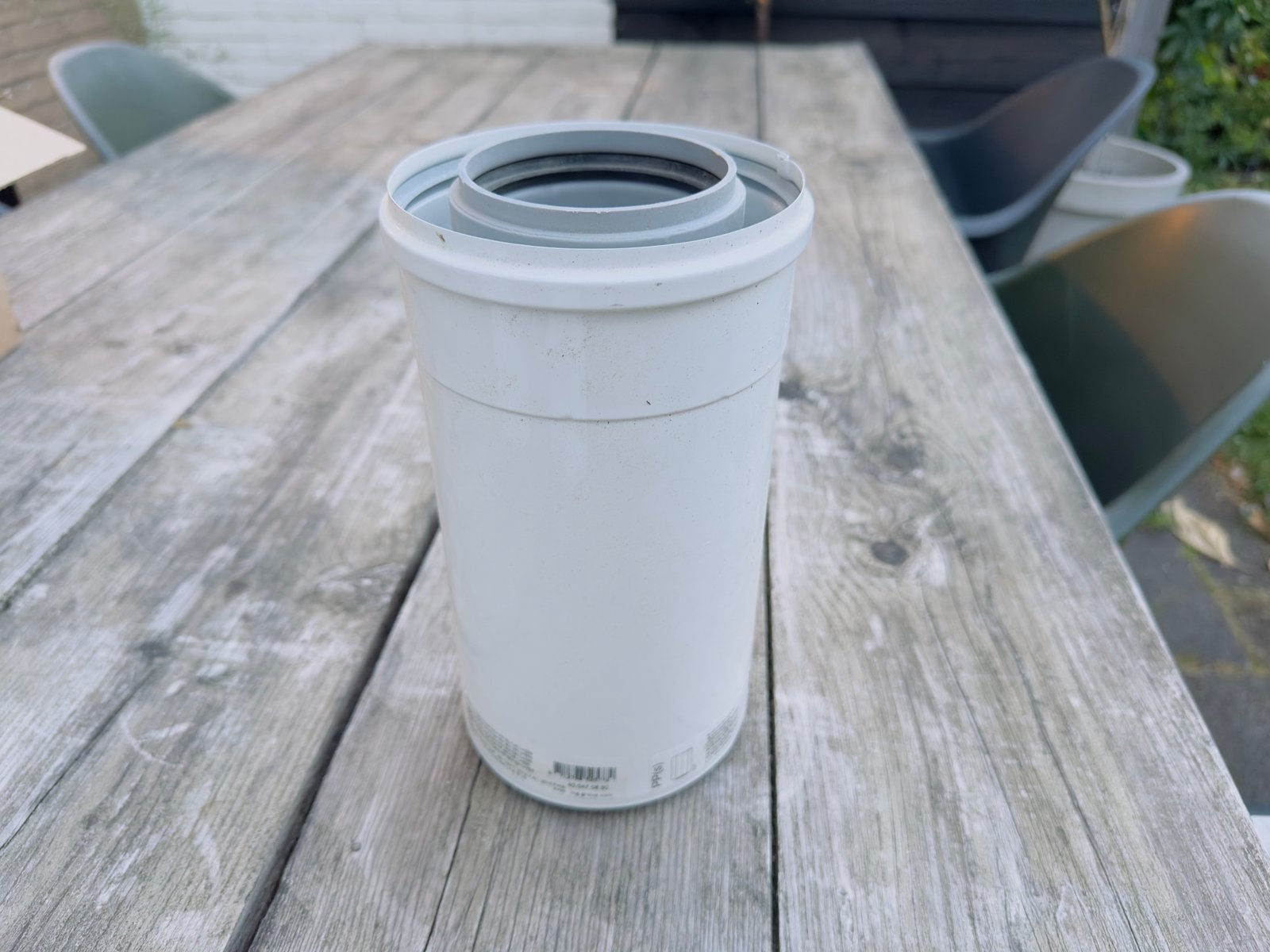 Concentrische rookafvoer verbindingsstuk 80/125, 250mm, Ophalen of Verzenden, Nieuw