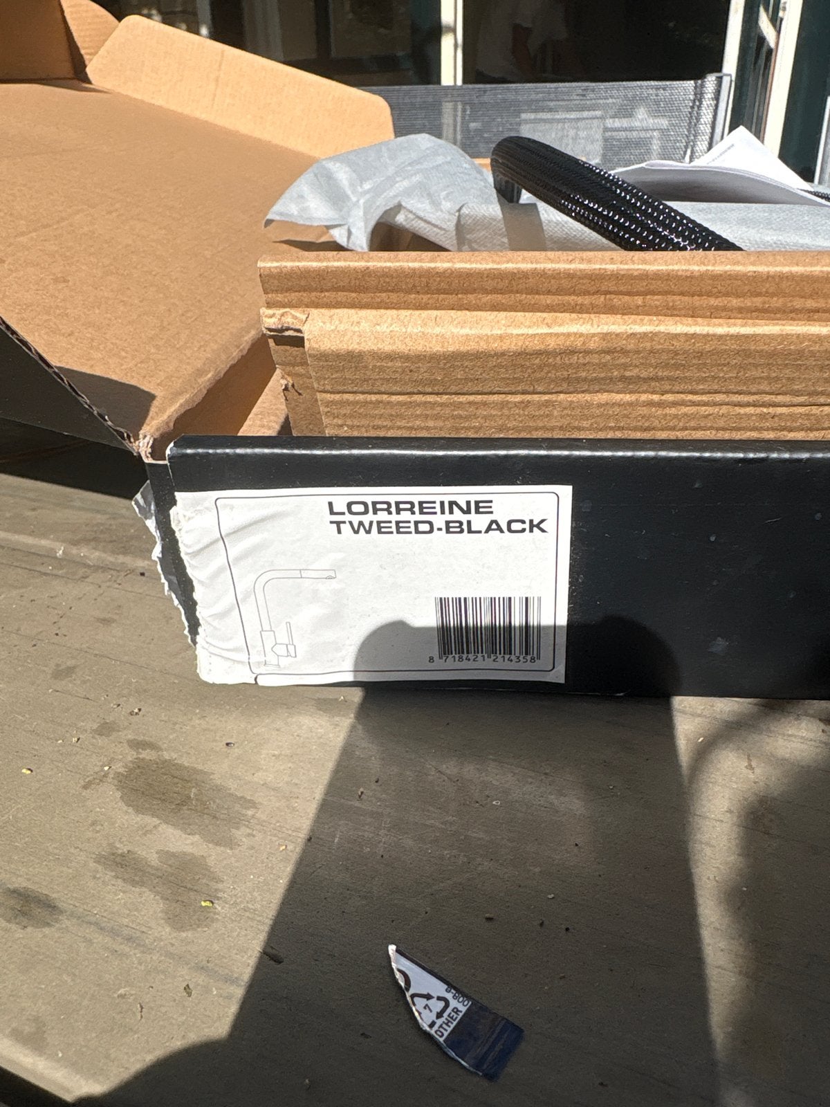 Lorraine Tweed-Black Keukenkraan - Nieuw in doos, Ophalen of Verzenden, Nieuw, Kraan