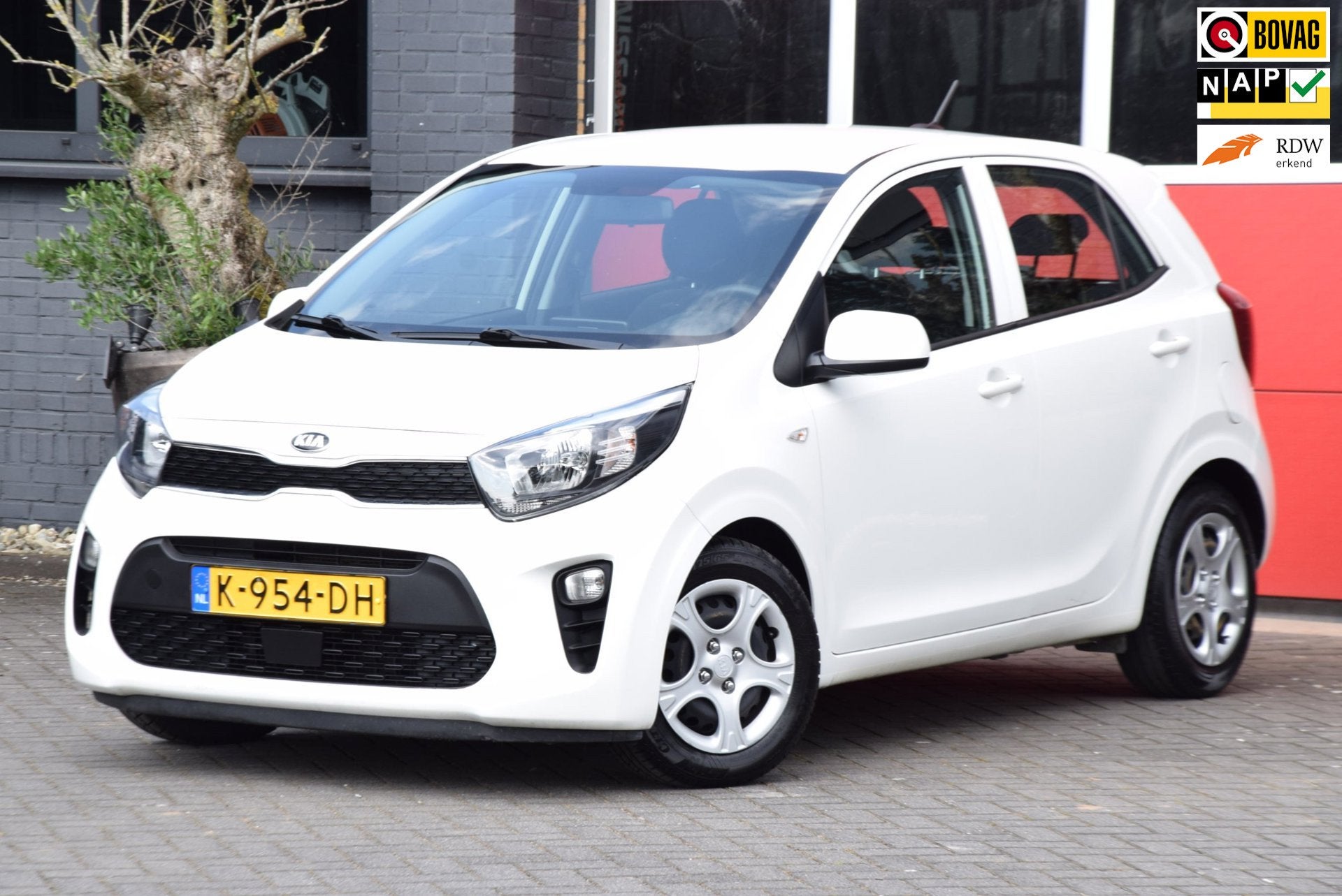 Kia Picanto 1.0 DPi ComfortLine 5p 2020 Airco 5 Deurs 15x op, Auto's, Voorwielaandrijving, Dealer onderhouden, Stof, Origineel Nederlands