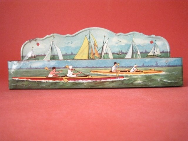 Kammen blik roeiboot zeilboot Holland 1940, Verzamelen, Ophalen of Verzenden, Gebruikt, Overige