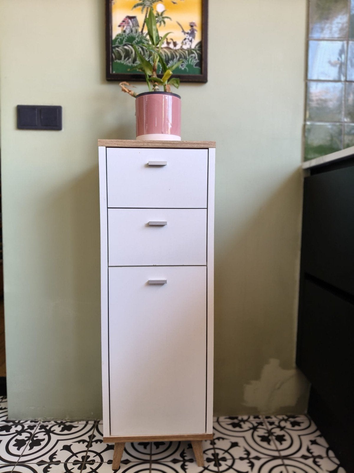 Badkamer/keuken kast, Ophalen, (Half)hoge kast, Minder dan 50 cm, Zo goed als nieuw