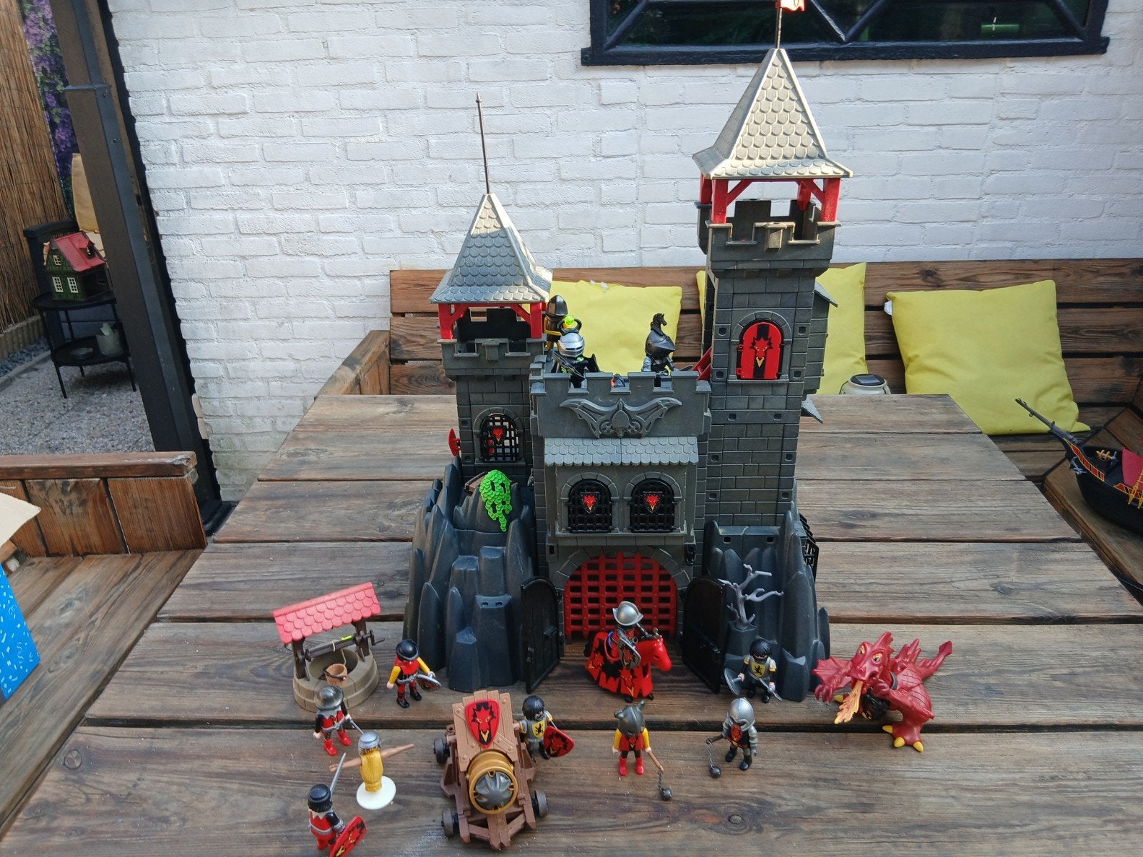 Playmobil Drakenkasteel 3269 met figuurtjes, Ophalen of Verzenden