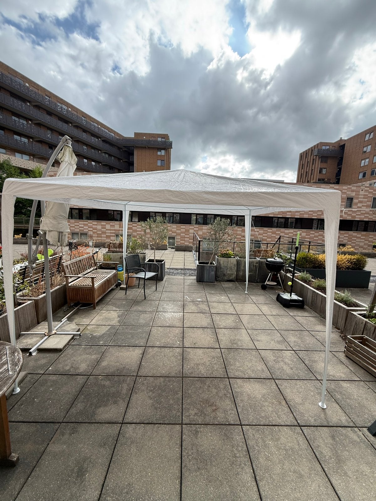 Partytent / Paviljoen 3x3m - Ideaal voor elk feest!, Tuin en Terras, Partytenten, Partytent, Minder dan 4 meter, Zo goed als nieuw