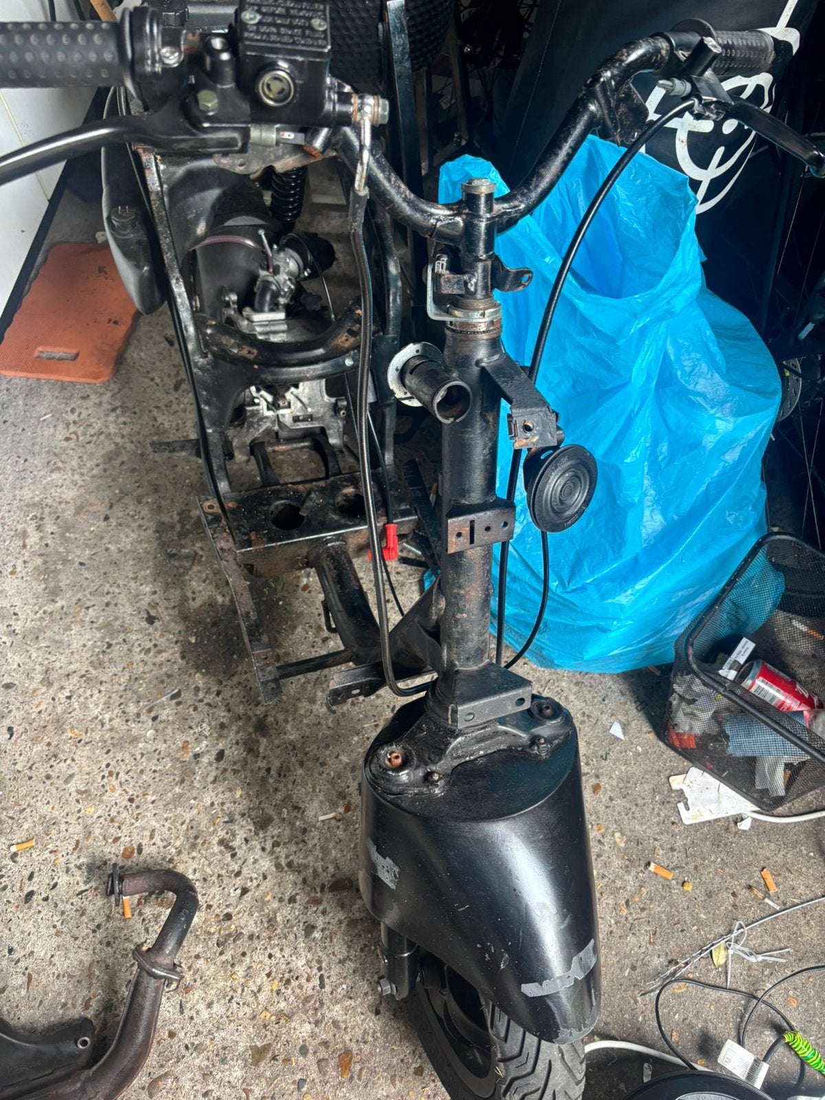 Zip frame snor met wok, Fietsen en Brommers, Scooters | Piaggio, Ophalen, Zo goed als nieuw, Benzine, Zip
