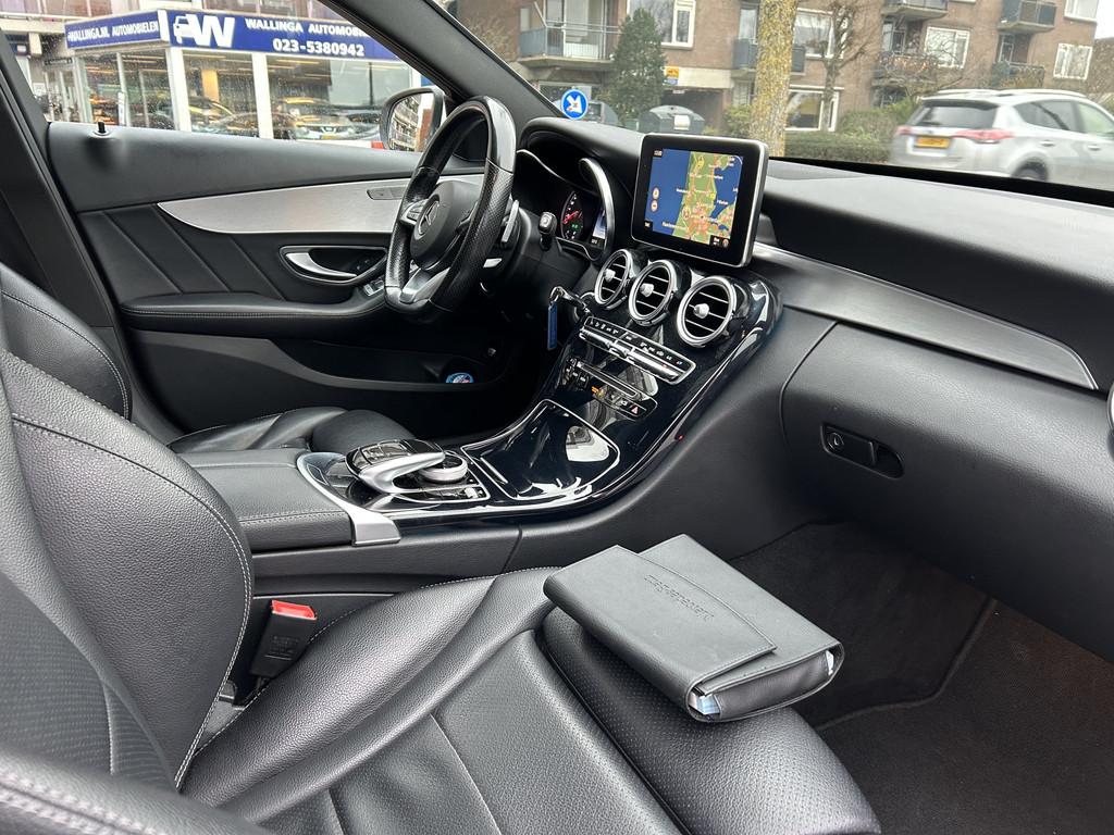 Mercedes-Benz C-Klasse Estate 220 CDI Prestige panodak leer, Auto's, Mercedes-Benz, Achterwielaandrijving, 4 cilinders, Wit, Leder