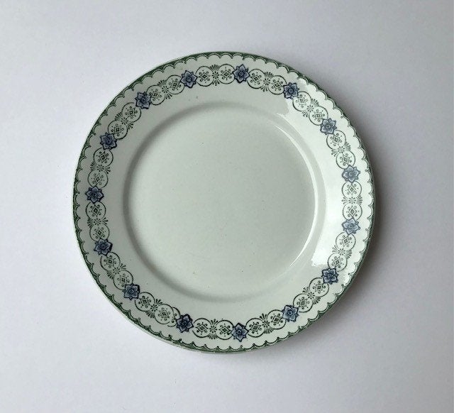 St. Amand terre de fer plat bord 1932, Antiek en Kunst, Ophalen of Verzenden