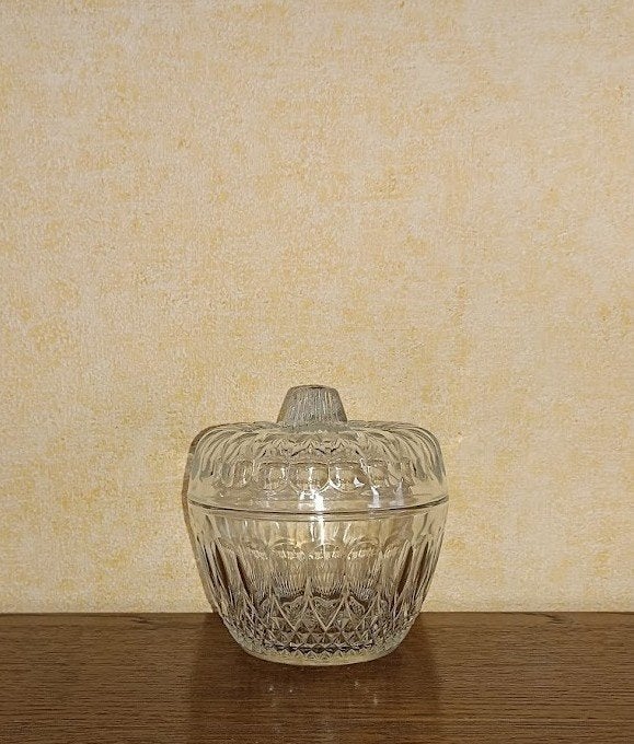 Vintage glazen bonbonnière, Ophalen of Verzenden