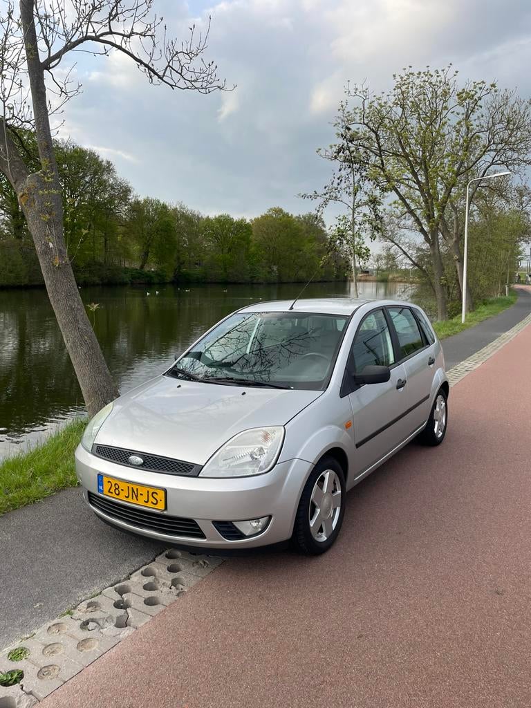 Ford Fiësta 1.4 16V 5DR 2002 Grijs, Voorwielaandrijving, 15 km/l, 4 cilinders, 49 €/maand