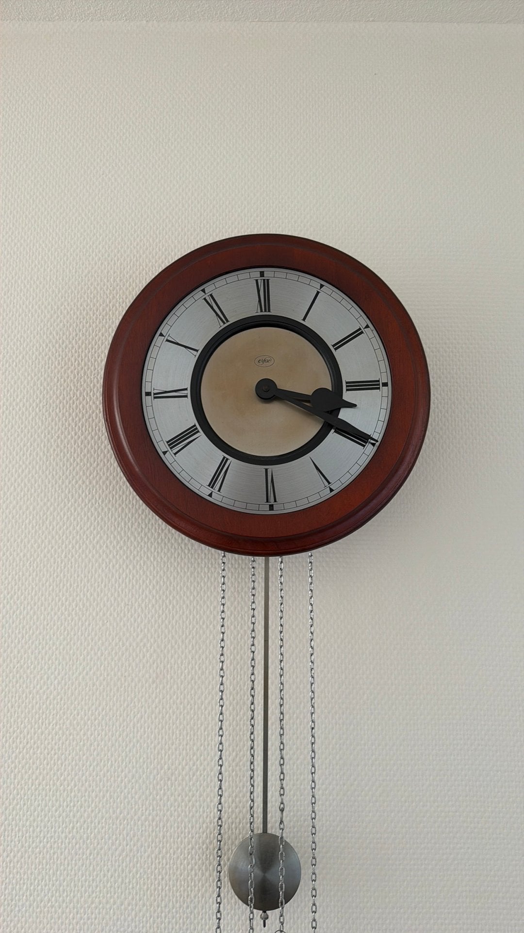vintage Orfac wandklok, Ophalen, Zo goed als nieuw, Wandklok