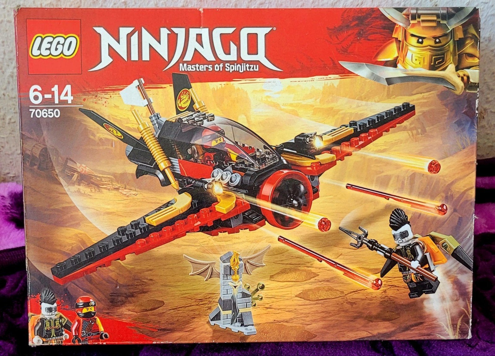 LEGO Ninjago 70650 Vleugel Speeder - Masters of Spinjitzu, Ophalen of Verzenden, Zo goed als nieuw