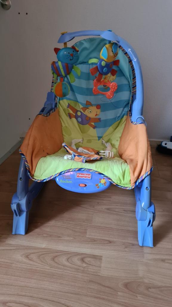 Fisher-Price Wipstoeltje/Rocker met Speelboog, Ophalen of Verzenden