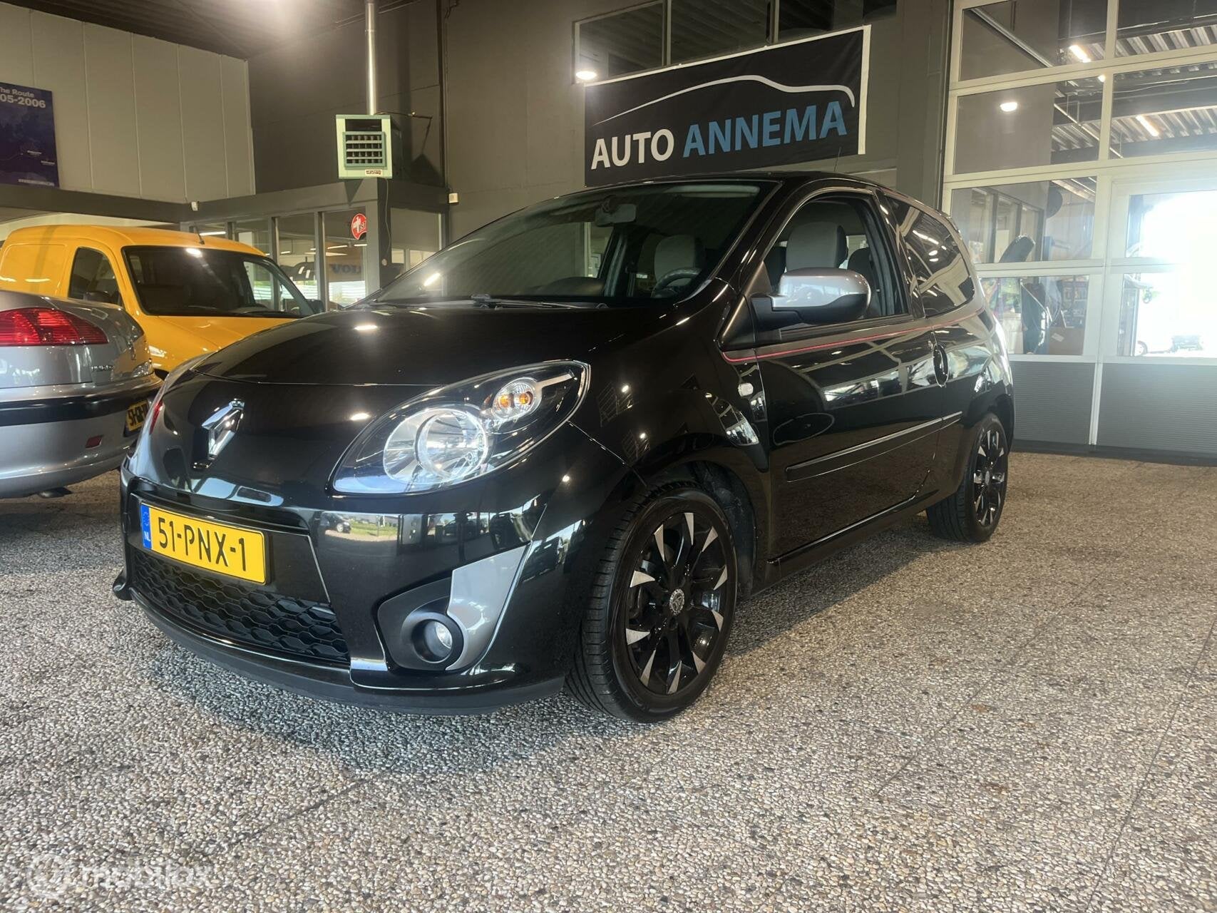 Renault Twingo 1.2-16V Airco Cruise!, Auto's, Gebruikt, 4 cilinders, 4 stoelen, Zwart